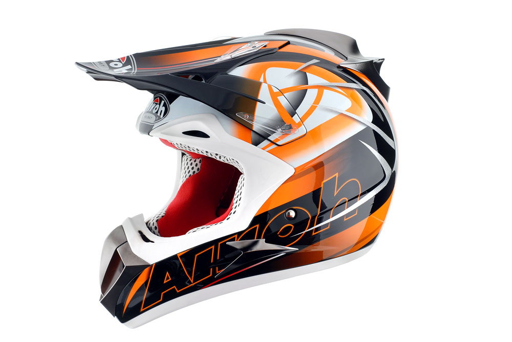 Airoh Crosshelm Helm DOME CLEAN ORANGE Enduro KTM GRL eBay